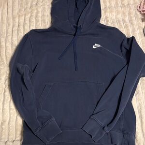 Nike Men's Dark Blue Hoodie